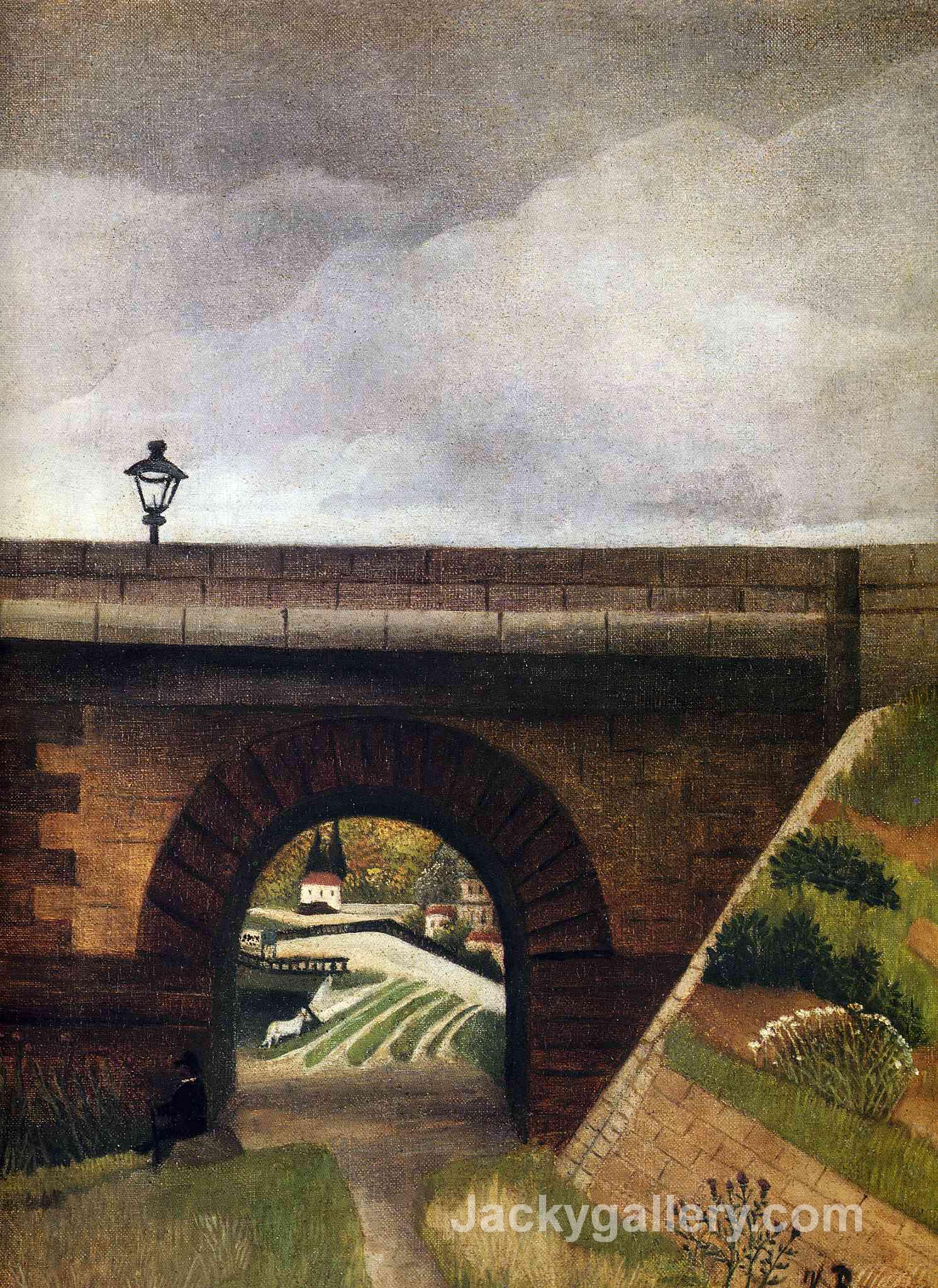 Sevres Bridge by Henri Rousseau paintings reproduction